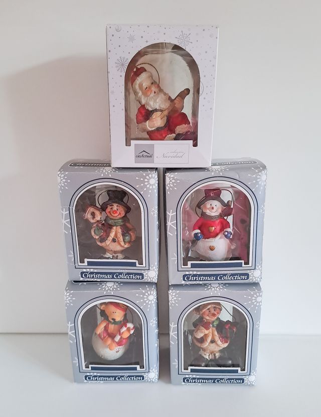 Lote adornos navideños para árbol de navidad