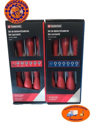 (NUEVO) Pack 12 destornilladores Parkside