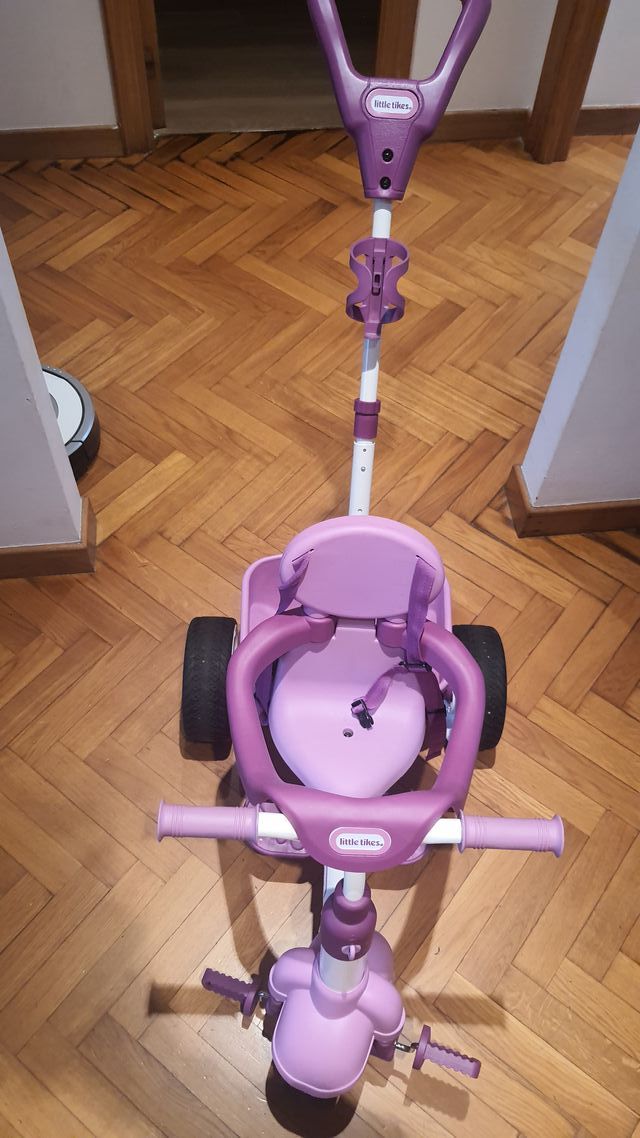 Triciclo bebe rosa