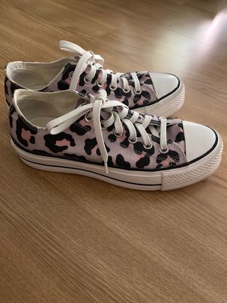 Converse plataforma animal print 