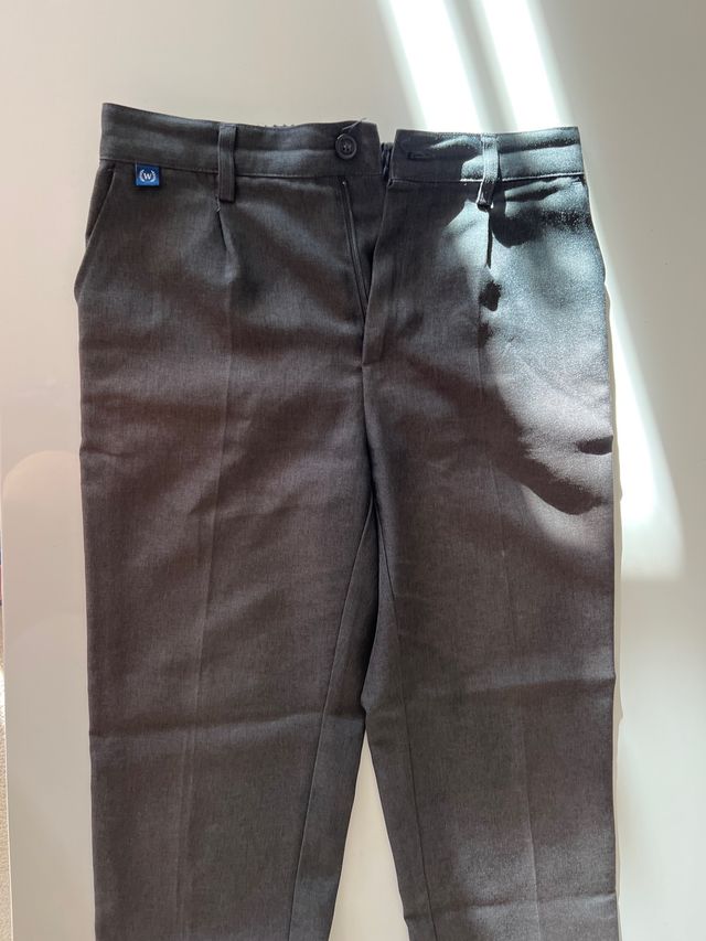 pantalon colegio 14 años gris