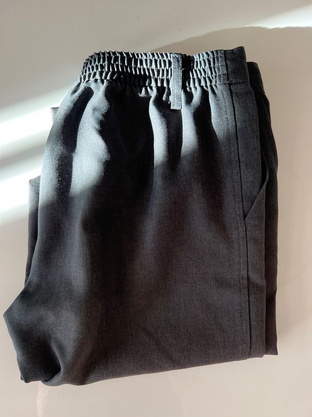 pantalon colegio 14 años gris