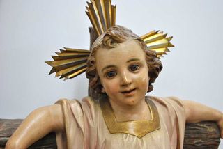 Antiguo niño Jesús de olot