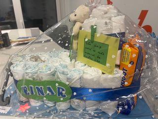 Tarta Barco Pañales