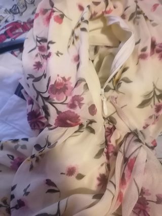 Vestido de fiesta de gasa largo