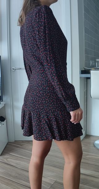 Mono corto de flores