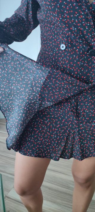 Mono corto de flores