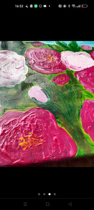 Cuadro peonias