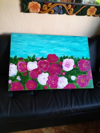Cuadro peonias