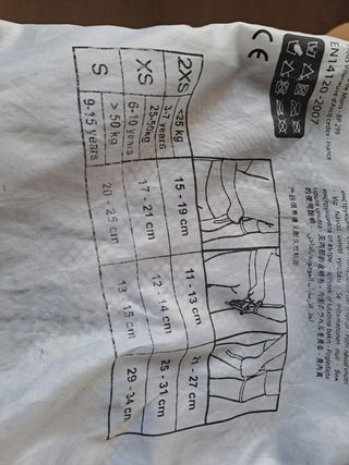 Protecciones patines infantil