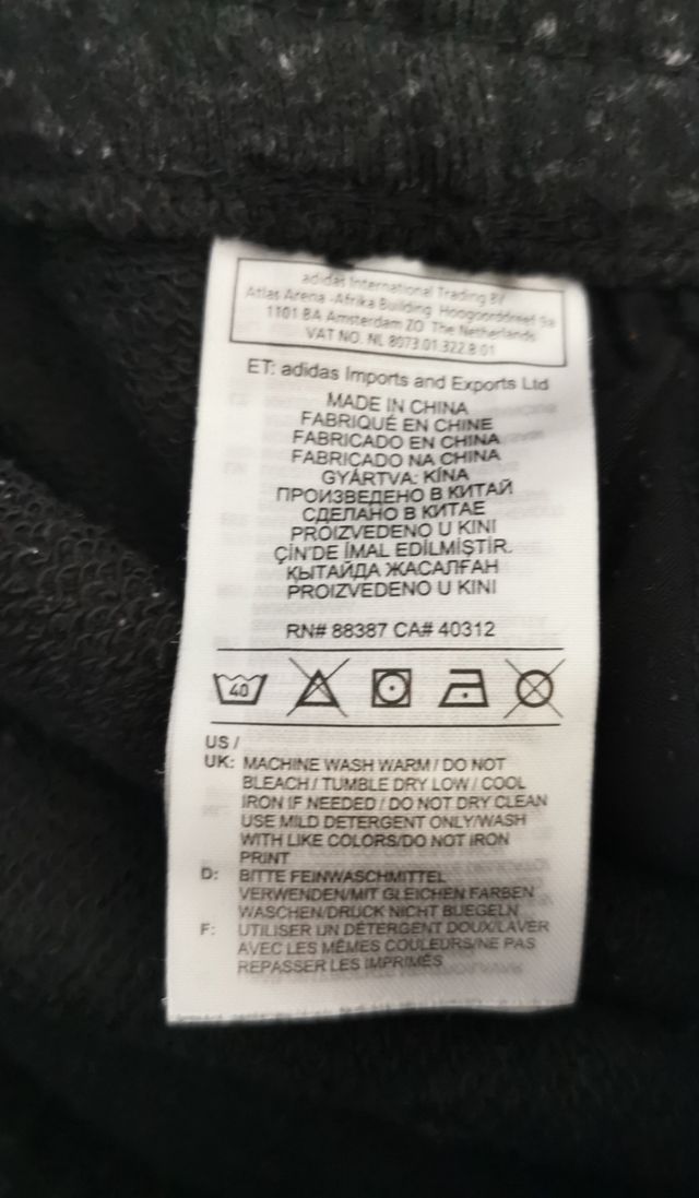 Pantaloni da jogging originali Adidas