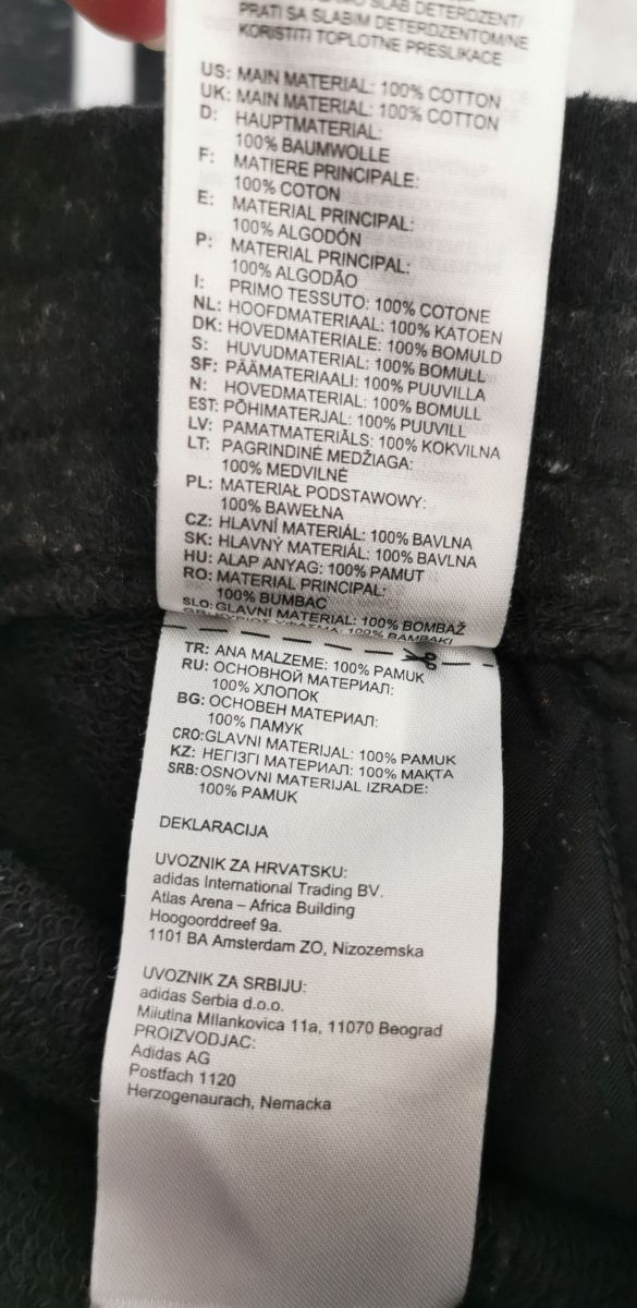 Pantaloni da jogging originali Adidas