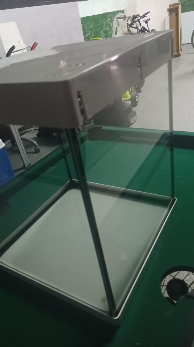 Acuario de cristall Blanco