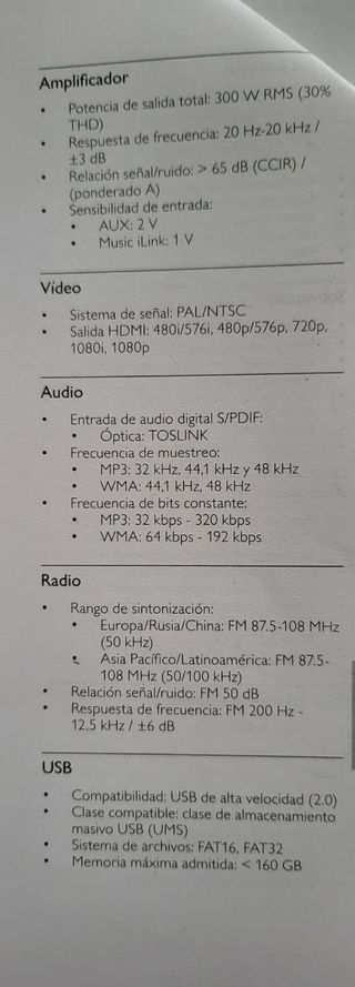 Home Cinema / DVD PHILIPS