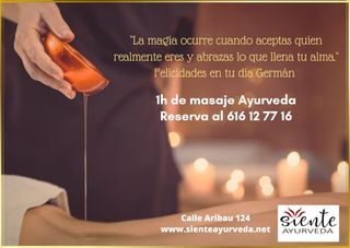 Masaje Tantra y Ayurveda 