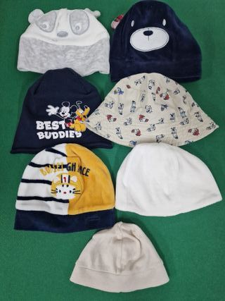 Lotto 7 Cappelli Bimbo Melby Chicco Fagottino H&M