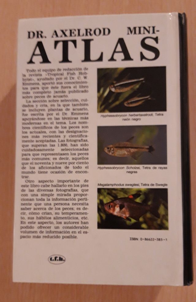 Libro Atlas de los peces de Acuario