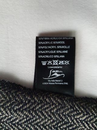 Sciarpa uomo bicolore spigata Harvey Miller