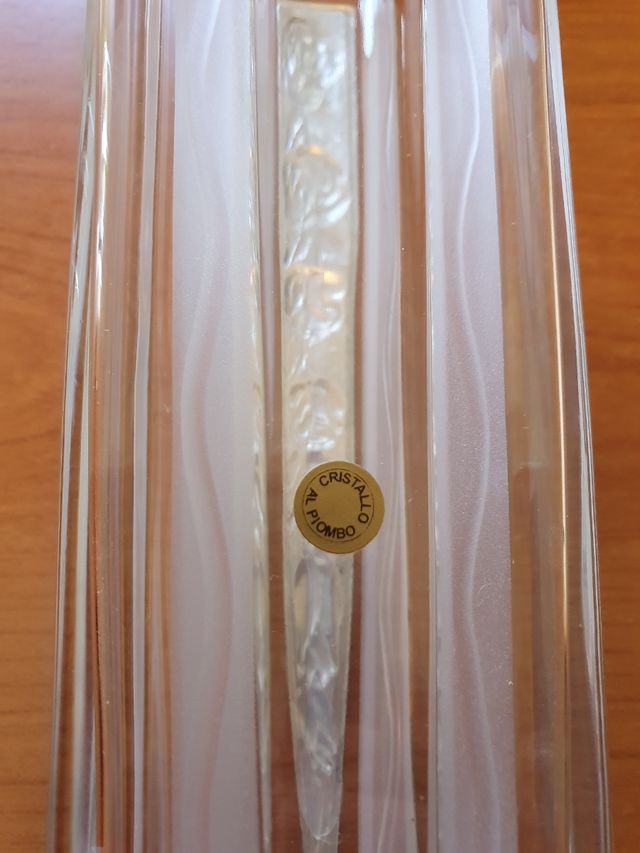 Vasi in cristallo e argento