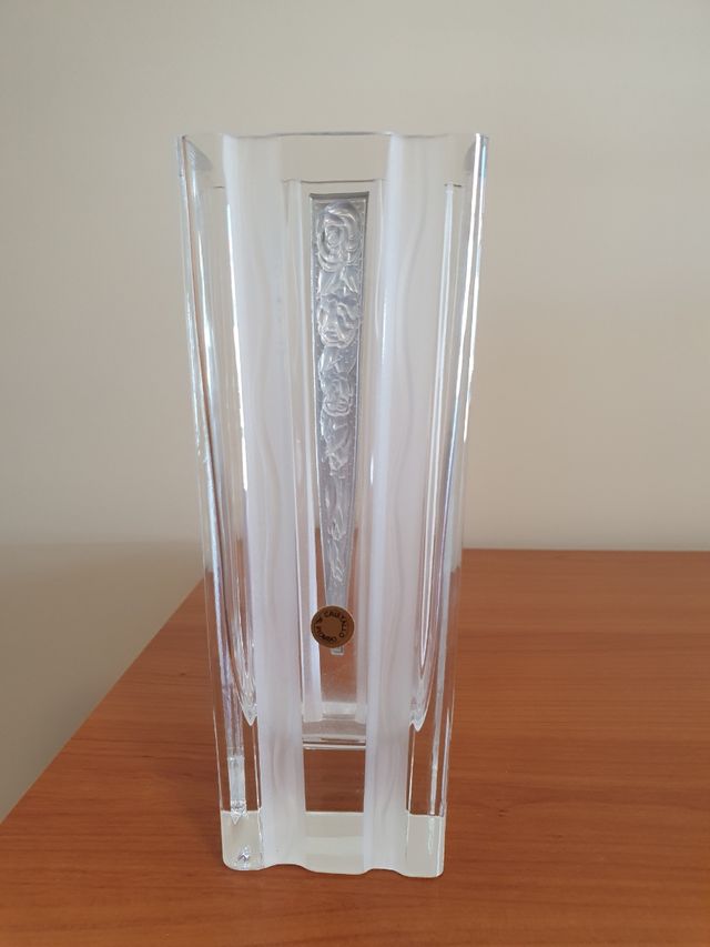 Vasi in cristallo e argento