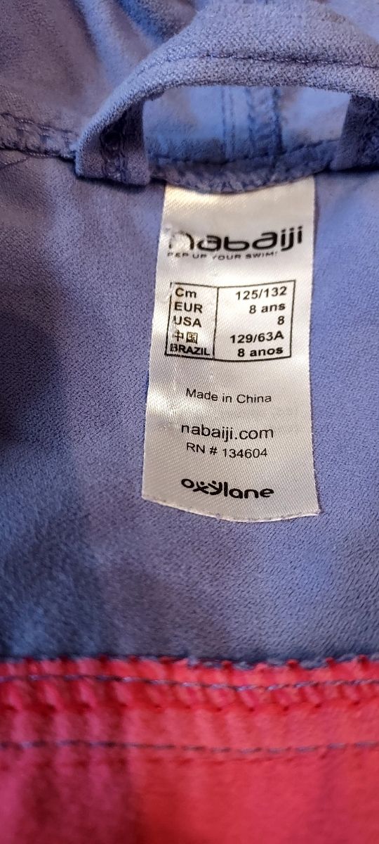 Lote 2 albornoces microfibra Decathlon T.6 T.8