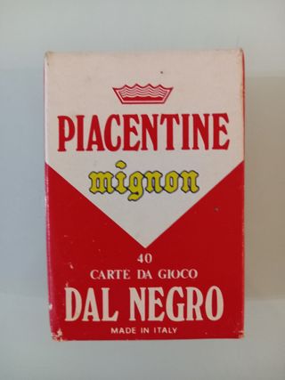 Carte piacentine mignon vintage 