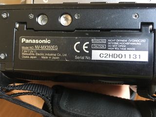 Cámara de video Panasonic MV-MX350EG