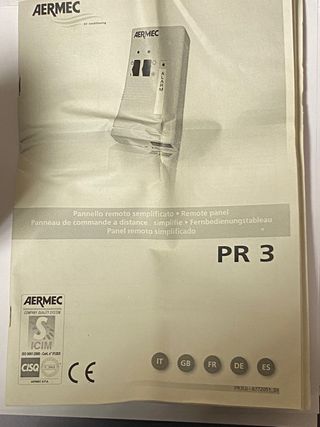 pannello Aermec P3