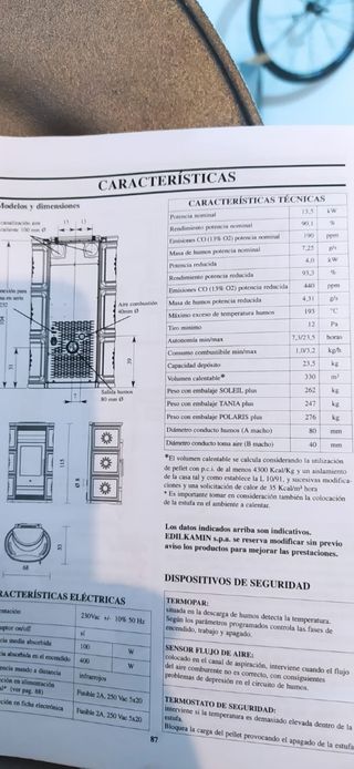 Estufa de porcelana de pellets