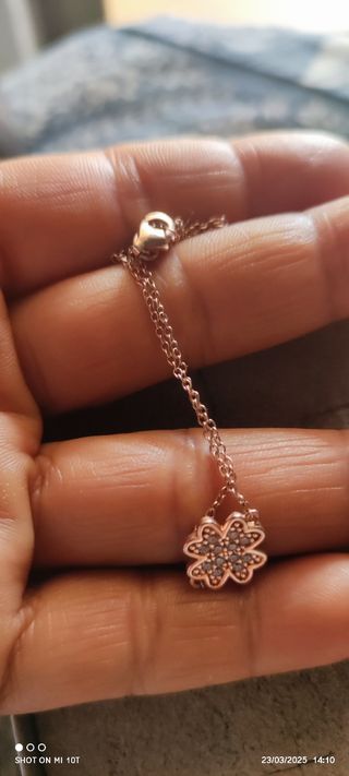 pulsera oro Rosado y plata 925