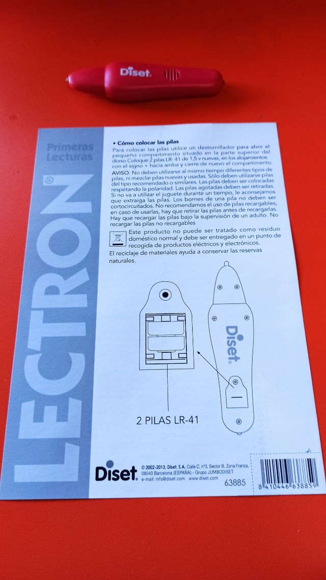 Lectron "Primeras lecturas" de Diset