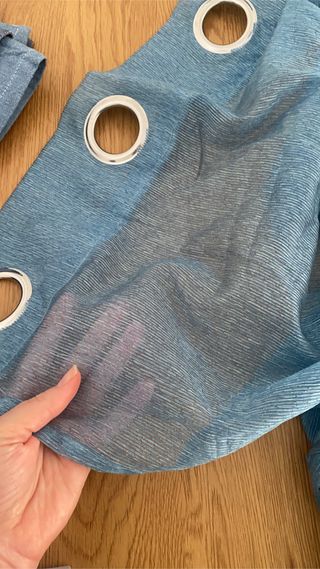 Cortinas tonos azules