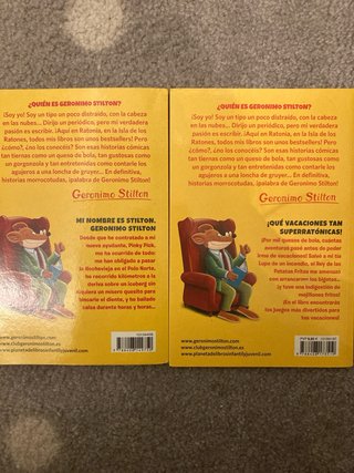 2x1 LIBROS DE GERONIMO STILTON.