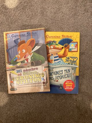 2x1 LIBROS DE GERONIMO STILTON.