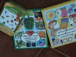 Lote infantil: juego y 2 libros .