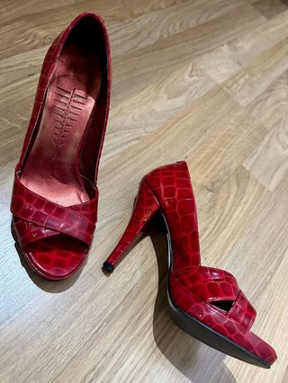 zapatos pin up tipo betty boop 