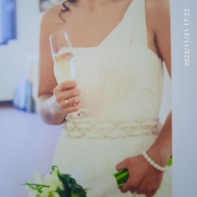 Vestido d novia precioso. estilo griego