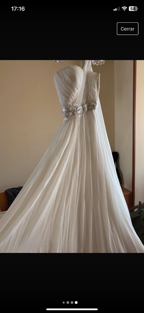 Vestido d novia precioso. estilo griego
