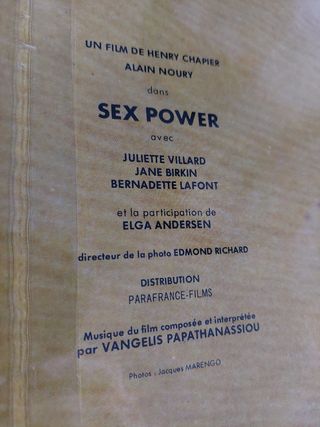 VANGELIS PAPATHANASSIOU Sex Power 1970 LP Philips