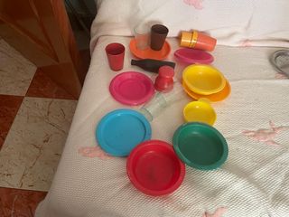 Cocinita juguete 4 módulos y accesorios