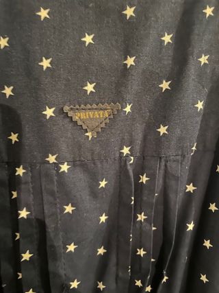 Camisa azul de estrellas