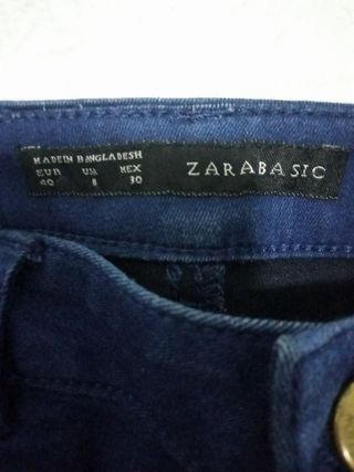 Pantalón Zara azul 