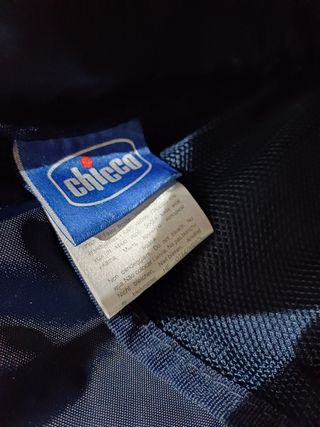 Borsone Chicco blu e panna.