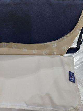 Borsone Chicco blu e panna.