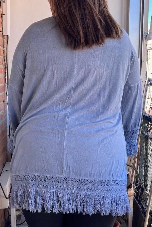 Kimono Cárdigan con Flecos Pibernat