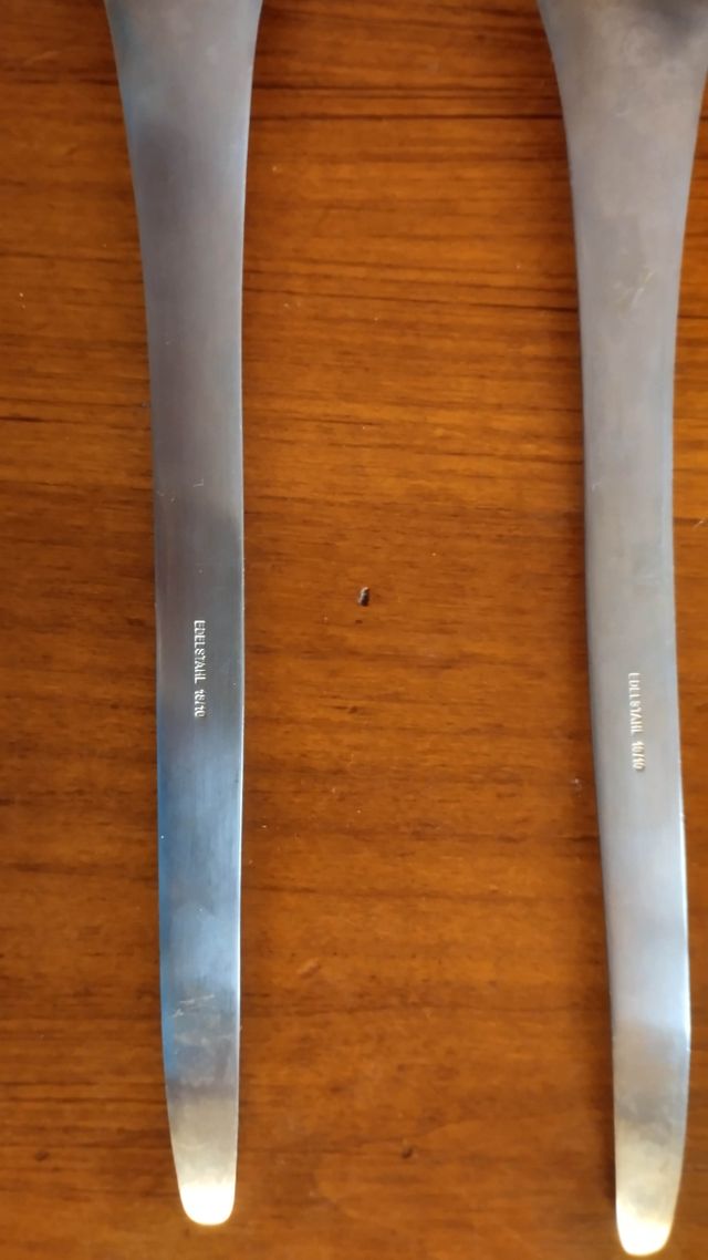 Posate insalatiera design stile Arne Jacobsen Vint