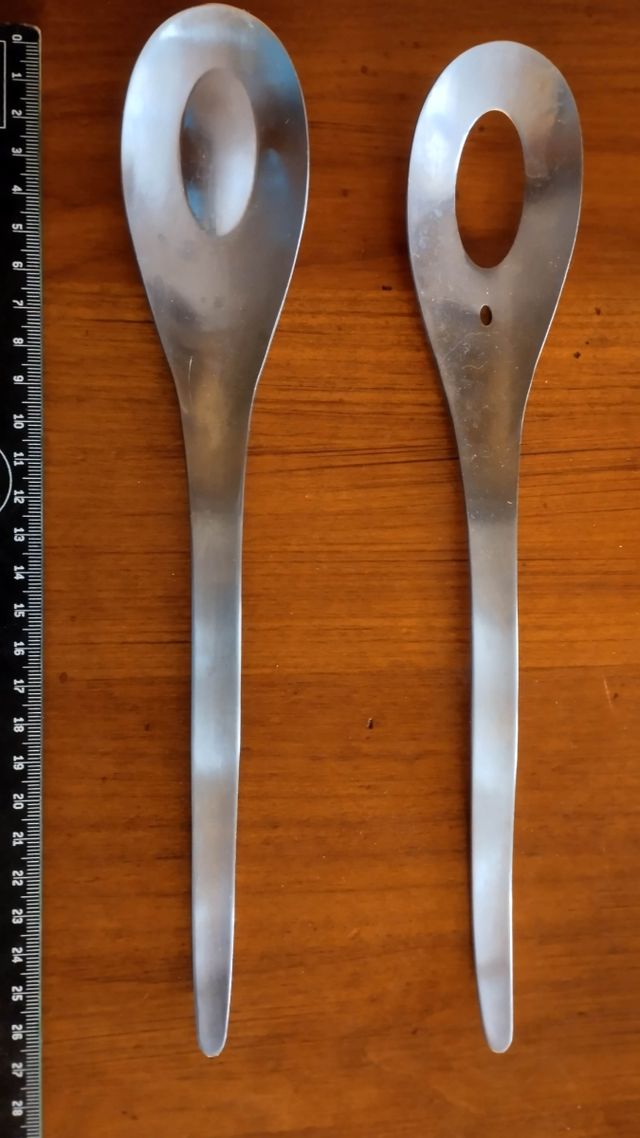 Posate insalatiera design stile Arne Jacobsen Vint