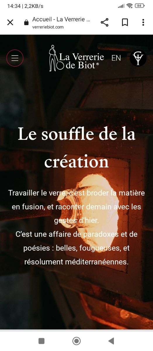 Set poggia posate La verreire de Biot