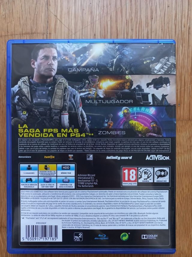 Call Of Duty Infinite Warfare PS4