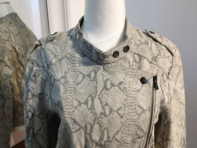 Cazadora de piel de Blanco